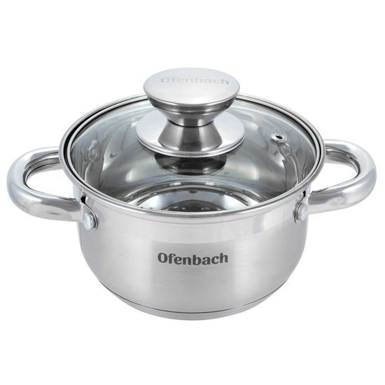 Кастрюля 1,1 л. из нержавеющей стали Ofenbach NB 100510