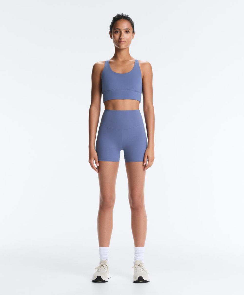 OYSHO Велосипедки Comfortlux с высокой посадкой длиной 10 см, пыльно-синий