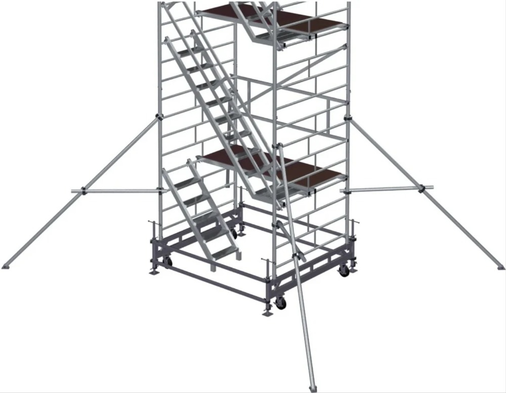 Вышка модульная алюминиевая MEGAL ВМА 1400Л/22