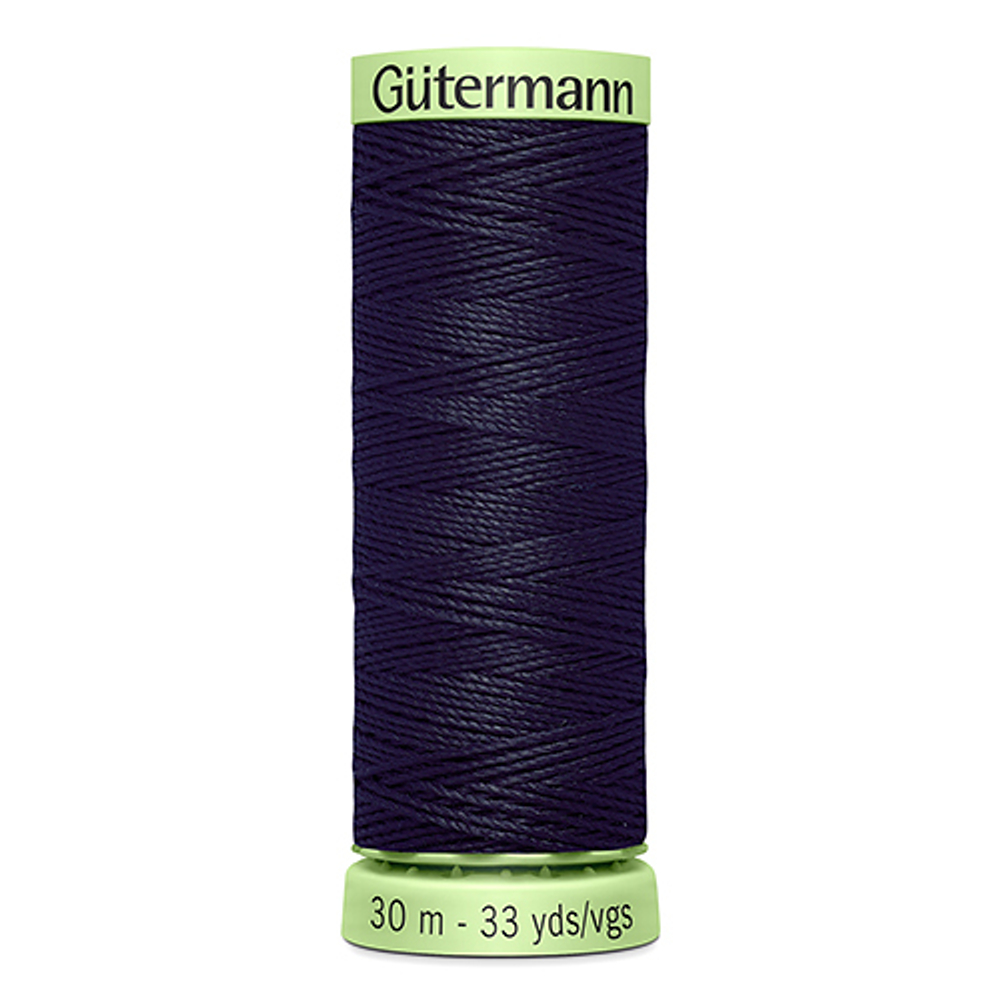 Нить Top Stitch 30/30 м для декоративной отстрочки, Gutermann, 665 сине-черный