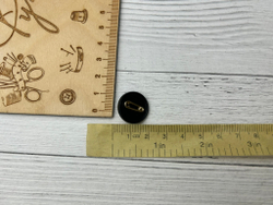 Пуговица БУЛАВКА черные 18мм