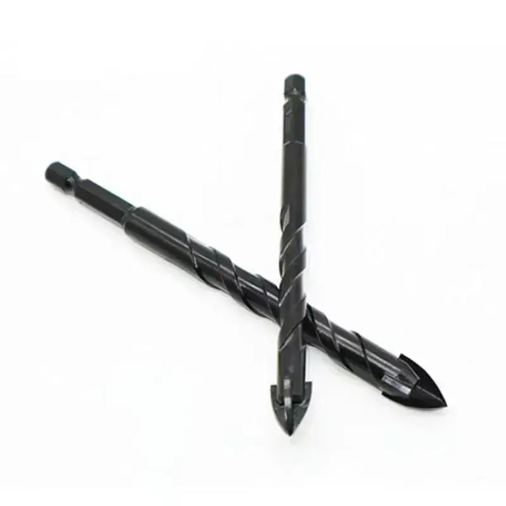 Сверло по керамике и стеклу четырехгранное диаметр 6 мм