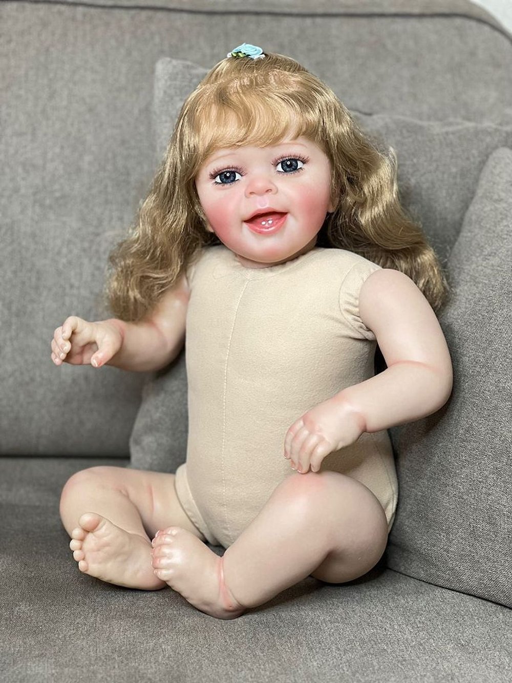 Кукла Реборн мягконабивная 60см в пакете (FA-282)