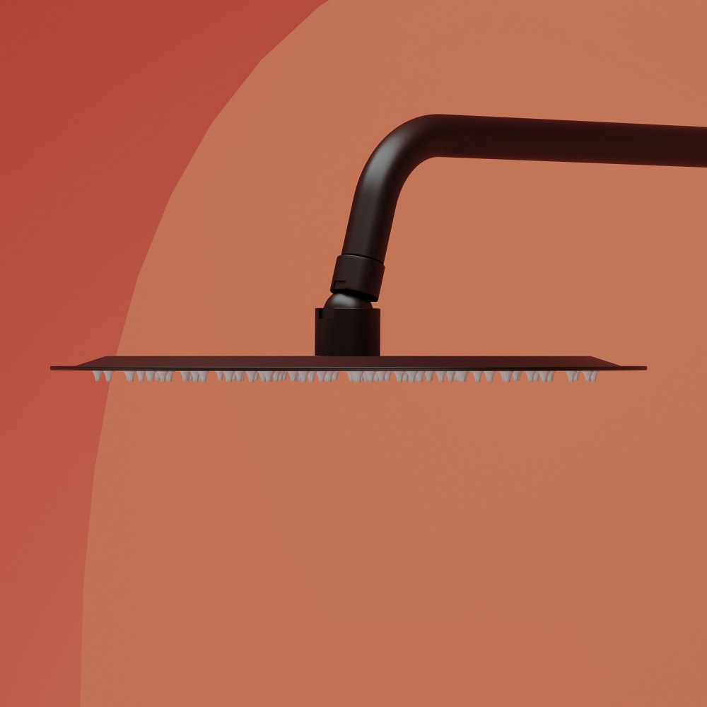 Душевой комплект Sancos Link встраиваемый, c термостатическим смесителем, цвет черный матовый