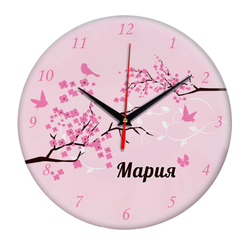 Часы именной подарок "Мария"