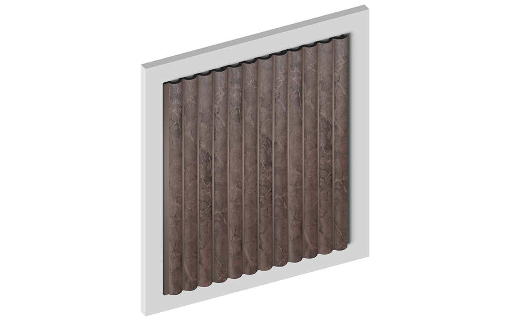 Стеновая панель HiWood декорированная, 270x12 см