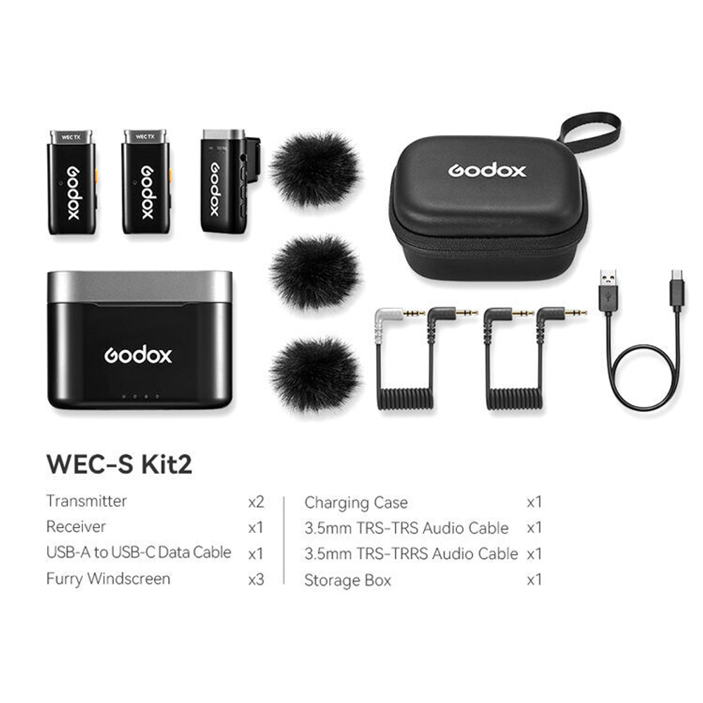 Радиосистема Godox WEC-S Kit2 накамерная