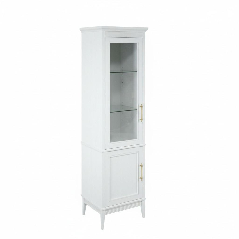 BERGEN Витрина однодверная со стекл. полками Арт. 605