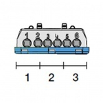 Клеммник винтовой ABB N3x16- 3х6 мм NK/S06 1SPE007715F0731