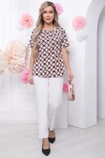 Блуза "Нильда" (пыльная роза) Б5762 LT Collection