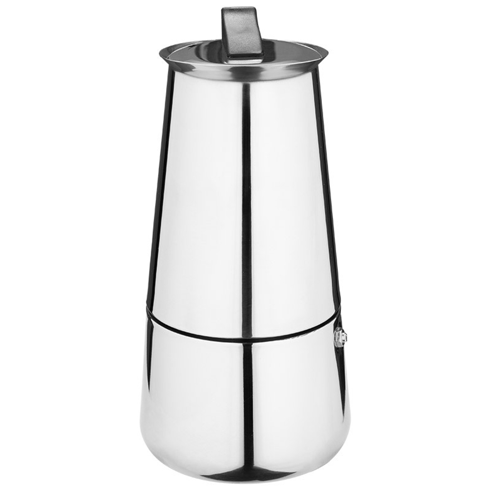 Гейзерная кофеварка "ITALIA" 450мл 9 чашек из нерж.стали