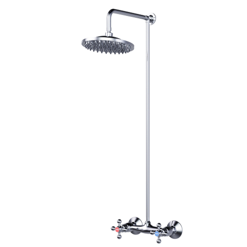 Душевая система 1/2 кер L2408 Ledeme  стационарный ТРОПИЧ ДУШ, латунь