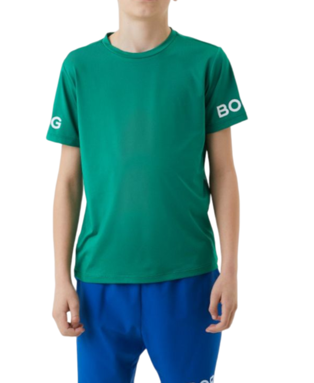 Футболка для мальчика теннисная Björn Borg T-shirt - verdant green