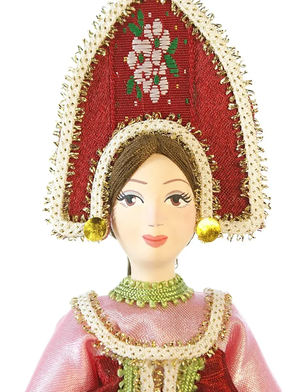Кукла коллекционная девушка в русской праздничной одежде