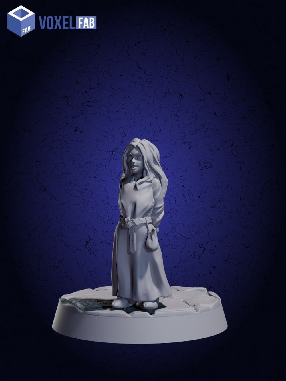 Жители Набор для настольных игр ДнД (DnD),Pathfinder, НРИ. Масштаб 32 мм (1:56). Миниатюры;
