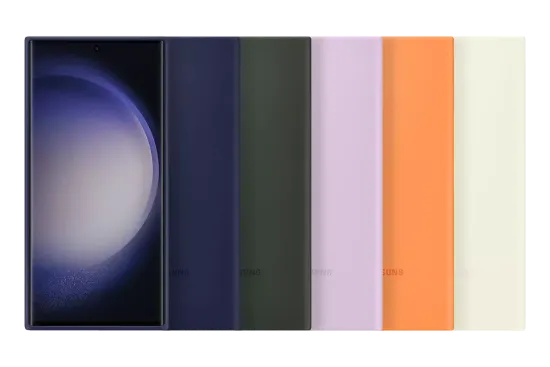 Чехол - накладка Samsung Galaxy S23 Ultra Silicone Case - Orange