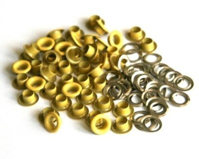 Люверсы желтые d 5,5mm (1кг)