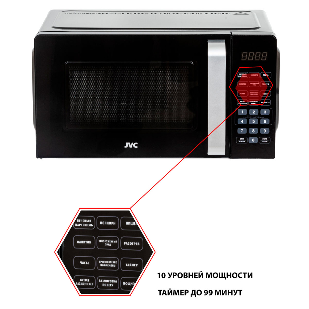 Микроволновая печь JVC JK-MW367S
