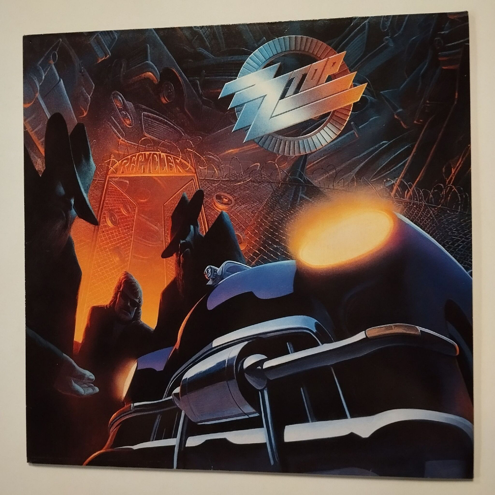 Винтажная виниловая пластинка LP ZZ Top Recycler (Germany 1990)