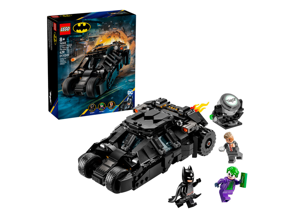 LEGO Super Heroes 76303 «Тумблер Бэтмена против Двуликого и Джокера» — культовая техника