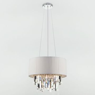 10122/6 / подвесной светильник / хром/прозрачный хрусталь Strotskis