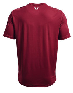 Мужская теннисная футболка Under Armour Rush Energy Short Sleeve - black rose/white