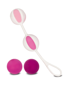 Gvibe Geisha Balls 2 - Шарики для тренировки интимных мышц, 3 см