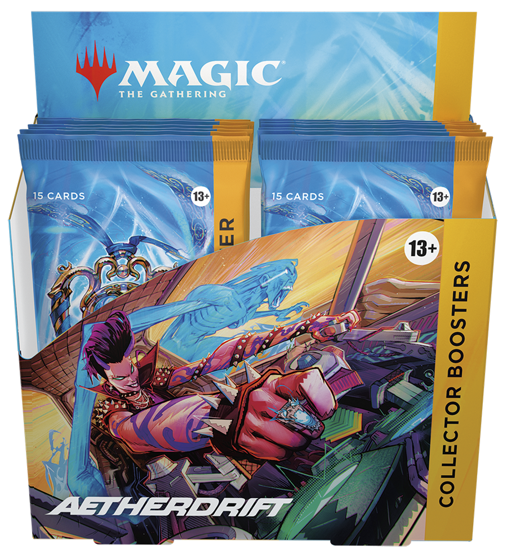 Дисплей коллекционных бустеров выпуска Aetherdrift - (на английском языке)