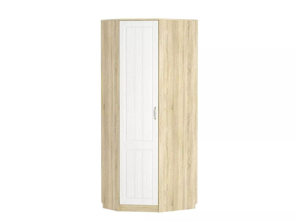 НМ 014.11 ЛВ Шкаф угловой Оливия Дуб Сонома/белое дерево