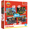 Pazl / Пазлы / Puzzles - "4in1" - The Adventures of Fireman Sam / Prisma A&amp;D Fireman Sam