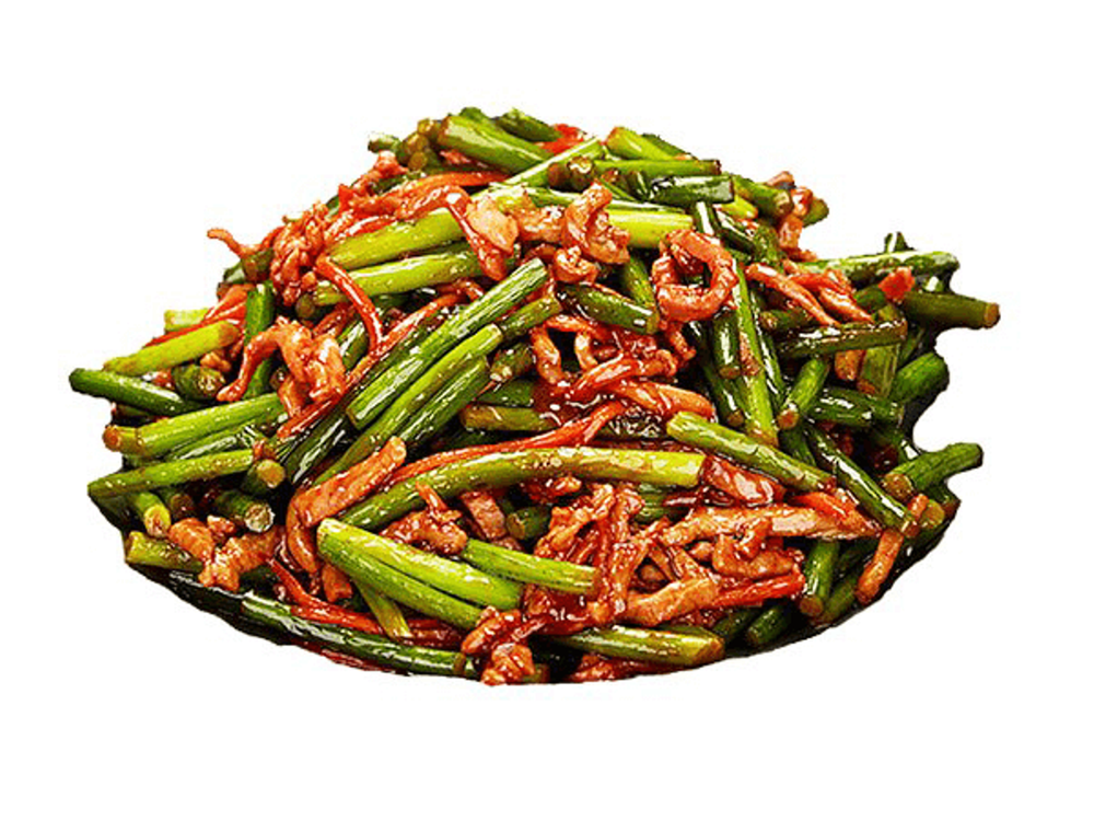 Стрелки чеснока со СВИНИНОЙ 1кг