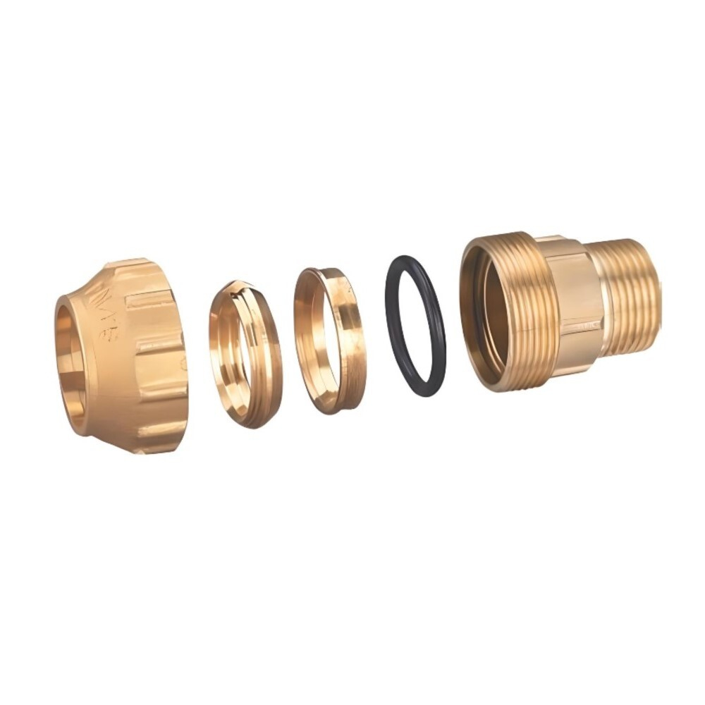ПНД Муфта ЛАТУН Ф40 х 1"1/4Ш. ViEiR (36/3шт)