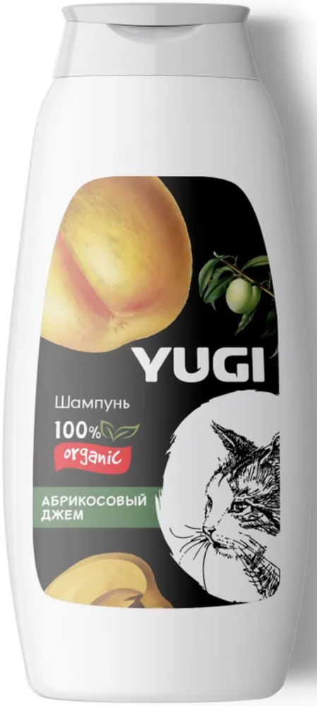 Шампунь YUGI для кошек и котят абрикосовый джем 250мл.