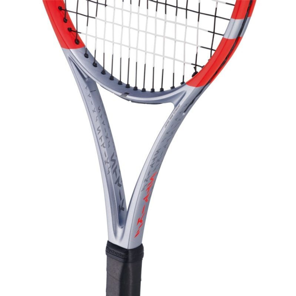 Теннисная ракетка Babolat Pure Strike 98 16/19 4-gen - grey/fluo strike + струны