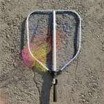 Подсак ZD-60D квадратный, алюм. сетка из лески