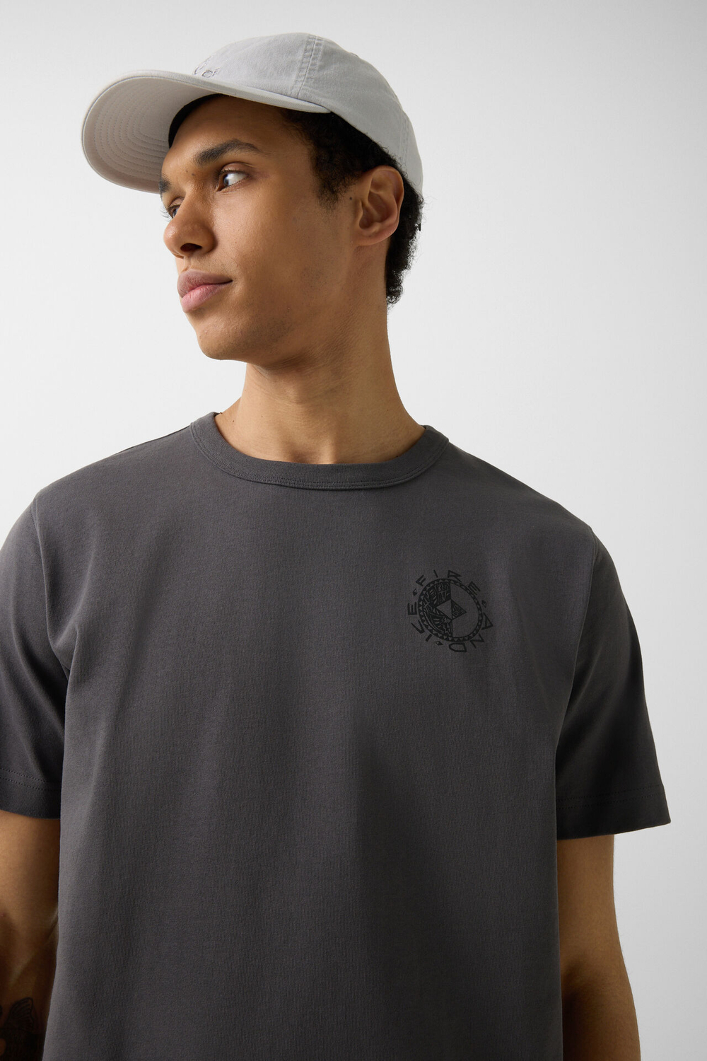 Футболка BOGNER FIRE+ICE LINO в цвете антрацит