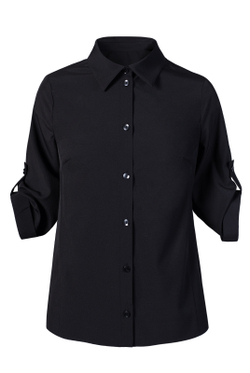 Блузка женская 2330ЮП, черный #86Ч092330ЮП