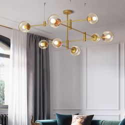 Люстра на штанге GAP золото