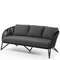 Уличный диван Branzie черный
