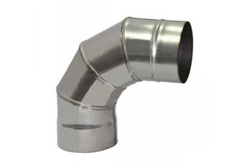 Дым Колено (ст 0,5мм) 4-ех секц.д. 100мм(90*)