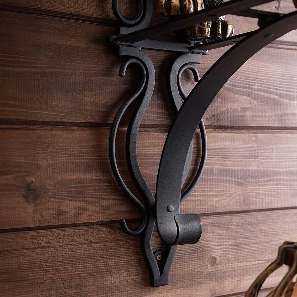 Кронштейн для цветов Кот Лео Бронза