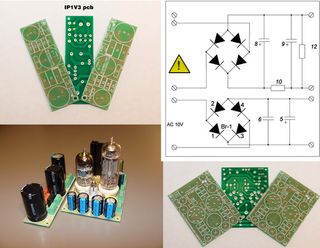"IP1V3" полупроводниковый источник питания печатная плата