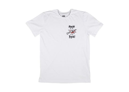 Футболка HOOK «ФАКЮ» белый