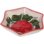 Набор салатников Гранат 7шт Риштанская керамика лепесток