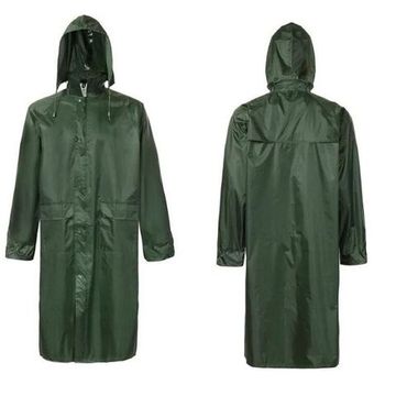 [М] Плащ-дождевик ВВЗ Нейлон с ПВХ защитой (олива)