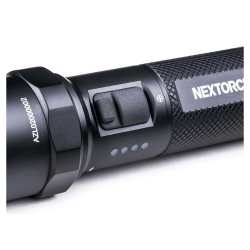 Фонарь Nextorch P80 One-step Strobe Duty Flashlight — удобная зарядка через USB Type-C и четырёхдиодный индикатор уровня заряда