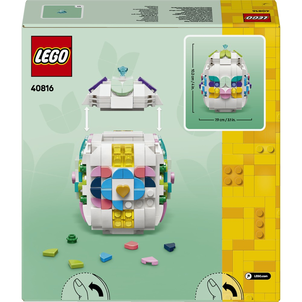 Конструктор LEGO Iconic 1750 40816 Декоративное пасхальное яйцо — фото 5