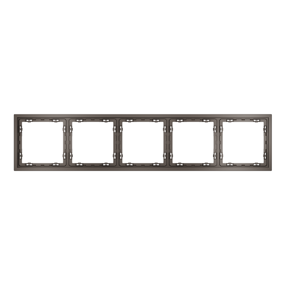 Рамка пластиковая VOLTUM S70 на 5 пост, (капучино)