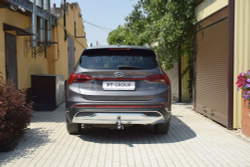 Фаркоп PT GROUP/ съёмный квадрат/ для HYUNDAI Santa Fe 2021-/ KIA Sorento 2021-(паспорт и сертификат в комплекте)(без электрики) арт.HSF-21-991122.00