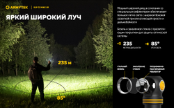 Фонарь Armytek Elf C2 Max LR F10702C 4500 люмен (холодный свет)